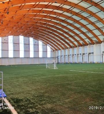 The largest wooden frame fabric structure in Asia.